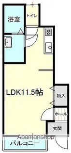 ラ・ヴィ【2階】の間取り